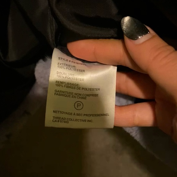 NVLT Lavender Star Print Faux Fur Puffer Jacket - Picture 9 of 9